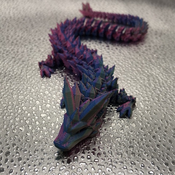 3D Printed Crystal Dragon and Egg - Picture 6 of 8